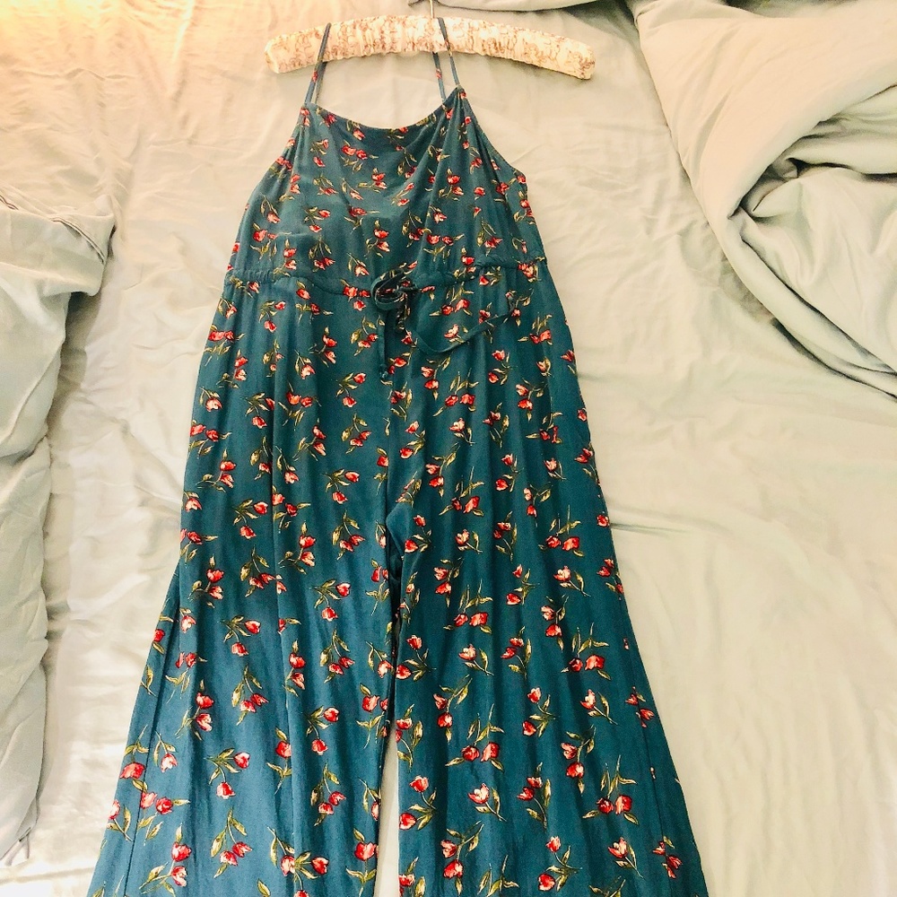 Franceca's floral jumpsuit